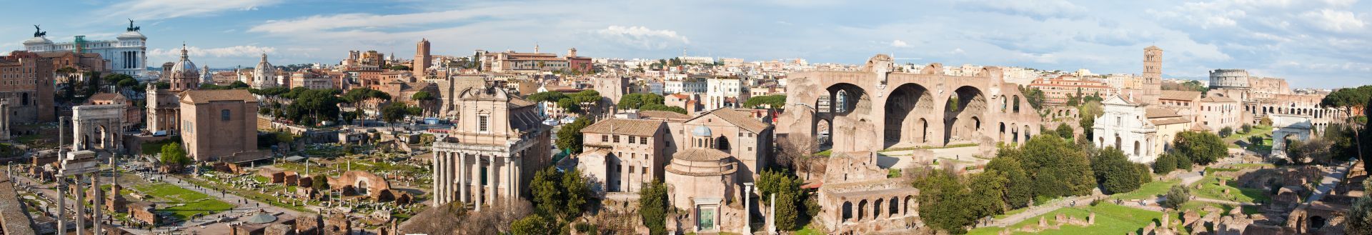 panoramica foro romano de roma